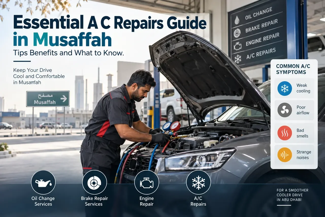 Essential A C Repairs Guide in Musaffah Tips Benefits and What to Know